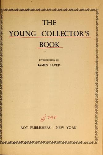 Tapa de The young collector's book
