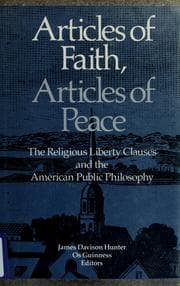 Tapa de Articles of faith, articles of peace