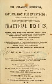 Tapa de Dr. Chase's recipes