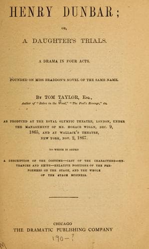 Tapa de Henry Dunbar