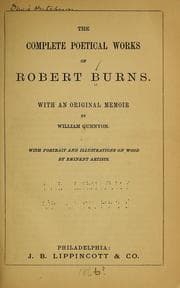 Tapa de The complete poetical works of Robert Burns