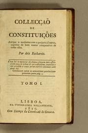 Tapa de Colleccão de constituicões