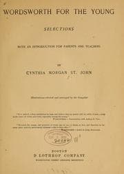 Tapa de Wordsworth for the young