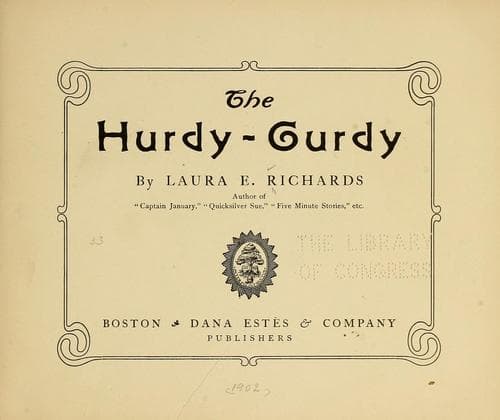 Tapa de The hurdy-gurdy