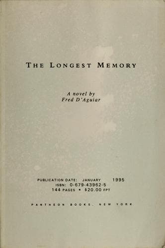 Tapa de The longest memory