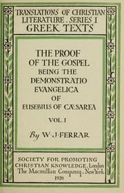Tapa de The Proof of the Gospel
