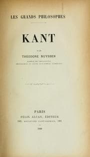 Tapa de Kant