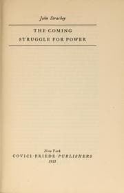 Tapa de The coming struggle for power