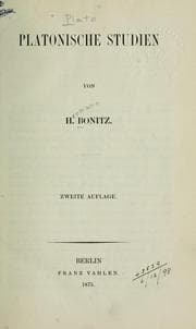 Tapa de Platonische Studien