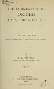 Tapa de Commentary on S. John's Gospel