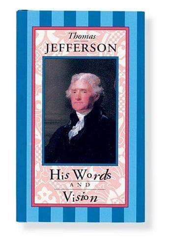 Tapa de Thomas Jefferson, his words and vision