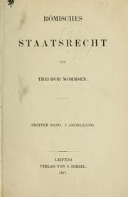 Tapa de Handbuch der römischen Alterthümer