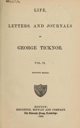 Tapa de Life, letters, and journals