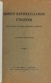 Tapa de Søren Kierkegaards ungdom