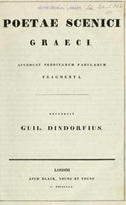 Tapa de Poetae scenici Graeci