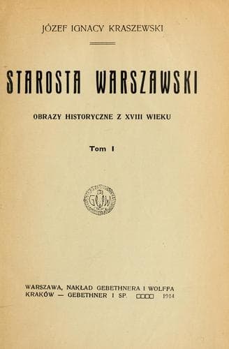 Tapa de Starosta warszawski