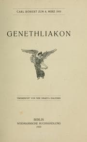 Tapa de Genethliakon