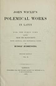 Tapa de Polemical works in Latin