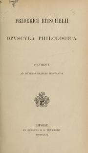Tapa de Kleine philologische Schriften