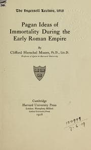 Tapa de Pagan ideas of immortality during the early Roman empire