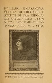 Tapa de Scelta di prediche e scritti di fra Girolamo Savonarola