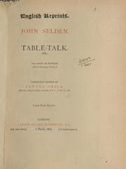 Tapa de Table-talk