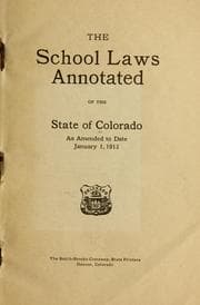 Tapa de The school laws