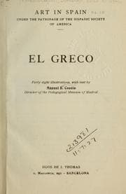 Tapa de El Greco
