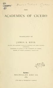 Tapa de The Academics of Cicero