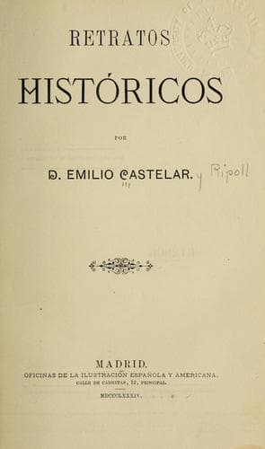 Tapa de Retratos históricos