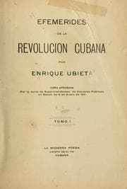 Tapa de Efemérides de la revolución cubana
