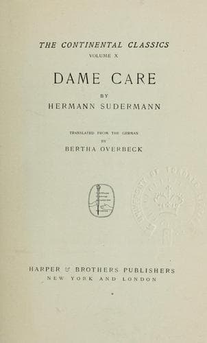Tapa de Dame Care