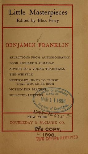 Tapa de Benjamin Franklin