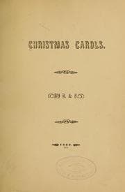 Tapa de Christmas carols