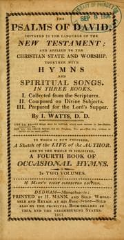 Tapa de The Psalms of David