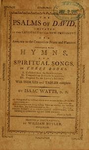 Tapa de The Psalms of David