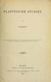 Tapa de Platonische studien