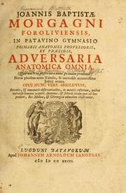 Tapa de Joannis Baptistae Morgagni ... Adversaria anatomica omnia