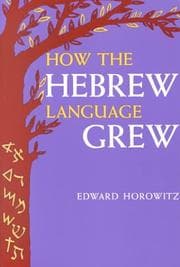 Tapa de How the Hebrew language grew