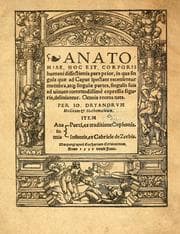 Tapa de Anatomiae, hoc est, corporis humani dissectionis pars prior, in qua singula quae ad caput spectant recensentur membra atque singulae partes, singulis suis ad uiuum commodissimè expressis figuris, deliniantur