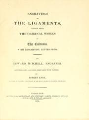 Tapa de Engravings of the ligaments