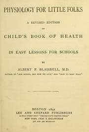 Tapa de Physiology for little folks