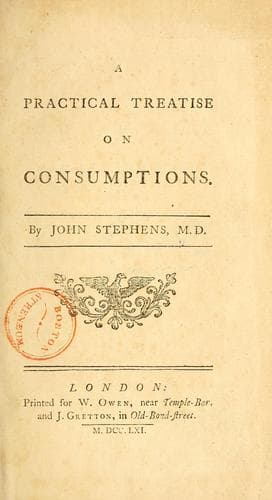 Tapa de A practical treatise on consumptions