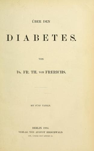 Tapa de Über den Diabetes