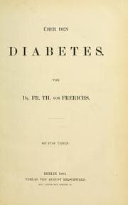 Tapa de Über den Diabetes
