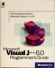 Tapa de Microsoft Visual J++ 6.0 programmer's guide