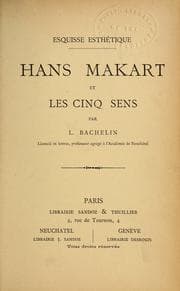 Tapa de Hans Makart et Les cinq sens