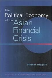 Tapa de The Political Economy of the Asian Financial Crisis