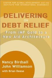 Tapa de Delivering on Debt Relief
