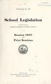 Tapa de School legislation enacted by the General Assembly of North Carolina
